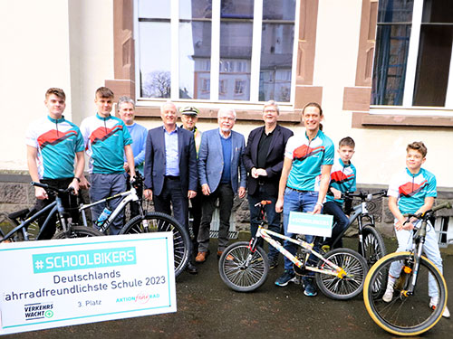 Fahrradfreundlichste Schule Deutschlands 3. Preis – Liebig Schule Gießen